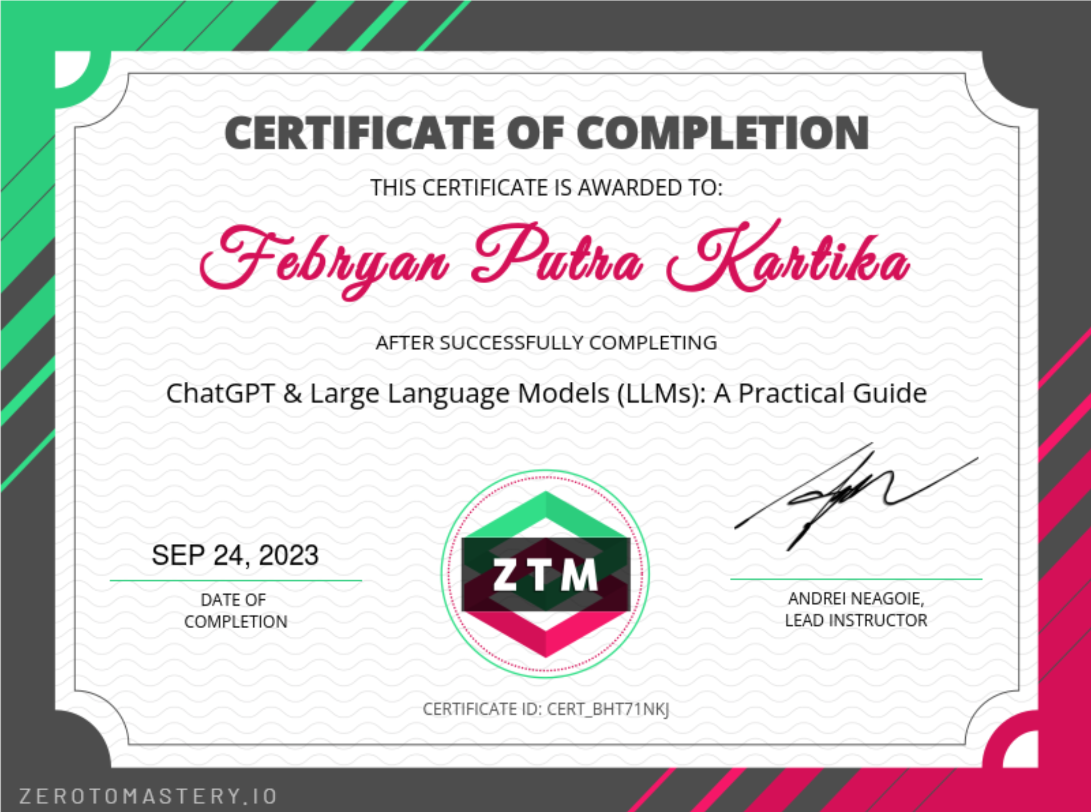 ChatGPT & Large Language Models (LLMs)